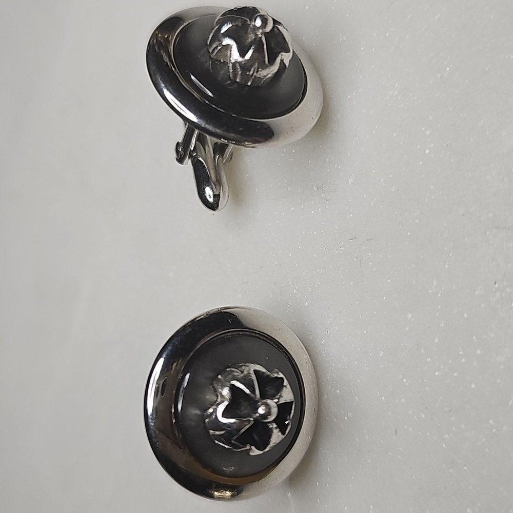 Swank Silvertone Cufflinks